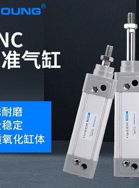 气动DNC80-200标准气缸DNC80-275-PPV-A带磁标准气缸DNC80-75
