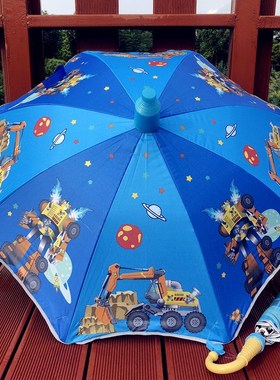 儿童雨伞卡通自动学生女男童幼儿园儿童宝宝超轻便携小孩创意雨伞
