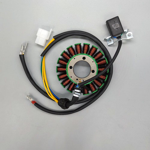 电喷国四适用CG125/150骑士机车磁电机发电12/18级点火线圈配件