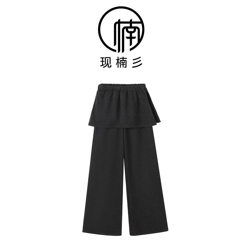 NANJIE/楠姐显瘦加绒休闲裤