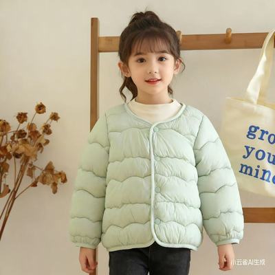 木木屋春秋冬轻薄款男女童棉服