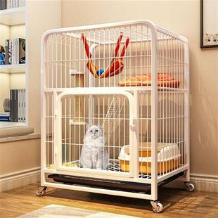 猫笼别墅超大自由空间家用猫笼子室内大号带厕所猫咪宠物猫舍猫屋