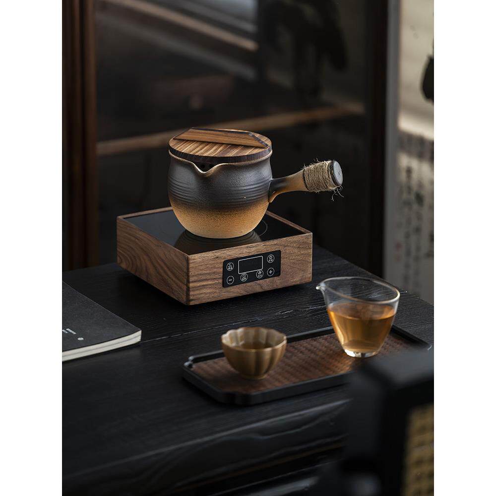 围炉煮茶壶家用室内罐罐奶茶煮茶器陶壶烤奶茶罐煮奶大容量可干烧