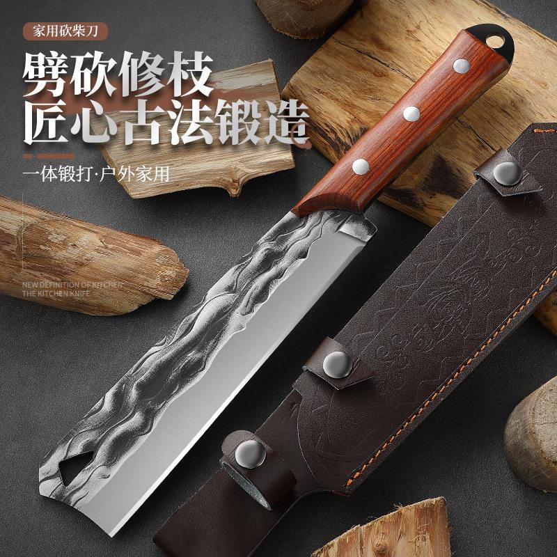 龙泉加厚剁骨刀 高硬度锰钢适用于砍柴砍竹砍树家用图片