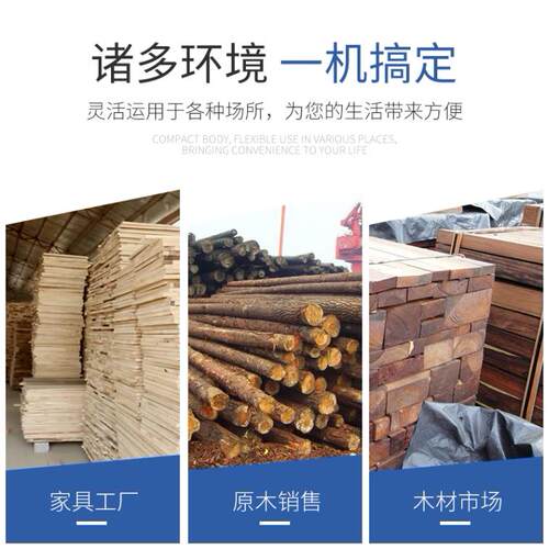 大型卧式木工带锯机全自动圆方木推台锯小型龙门锯木材开料带锯床