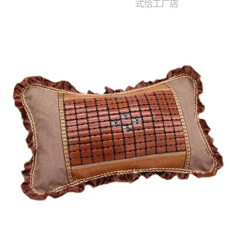 枕头夏天凉枕麻将茶香玉石竹块凉席枕助睡眠夏凉成