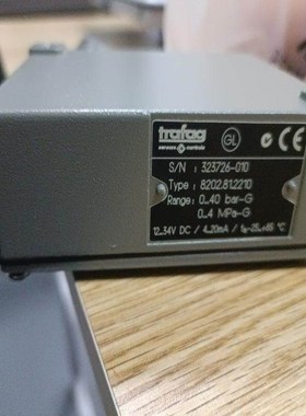 【议价】Trafag压力开关8202.81.2210  0-