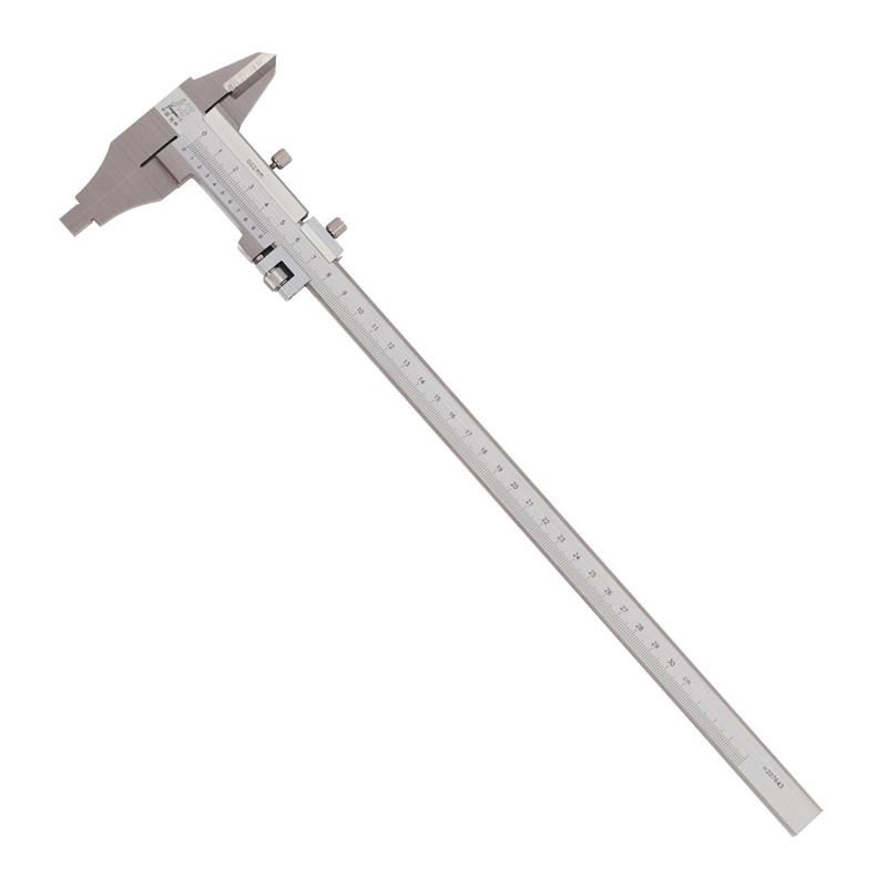 桂林整体游标卡尺0-300mm一体型双外爪三型500 600W精密量具不锈
