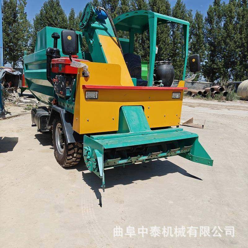 牛羊舍粪便清粪机四轮五方运粪水清扫车牛棚粪便水五方柴油铲粪机
