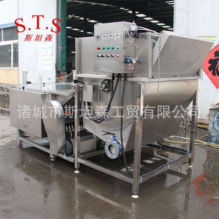 N厂家供应高效率鸡鸭鹅浸烫脱毛机家禽烫脱一体机脱毛率98%