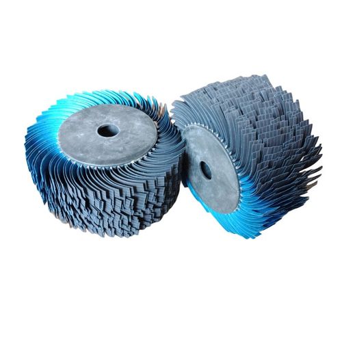 千丝轮式滚刷 金属去毛刺抛光砂布丝轮 各种规格