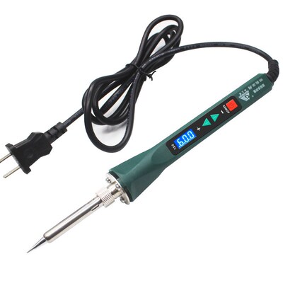 跨境调温数显60W80W120W电烙铁内热式家用欧规eu出口维修套装工具