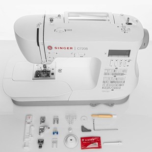 singer胜家C7205家用全自动电子缝纫机锁边锁扣眼自动剪线