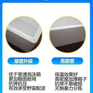 盒子加厚电商快递专用 种菜大号水果保鲜邮政泡沫箱保温箱冷藏包装