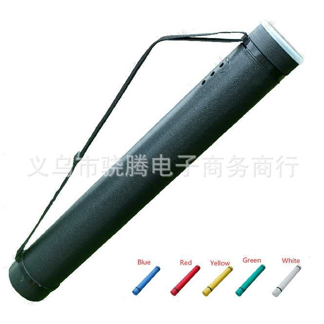 磨砂彩色加厚伸缩皮纹画筒 图纸筒 塑料画筒 收藏筒 海报筒箭筒