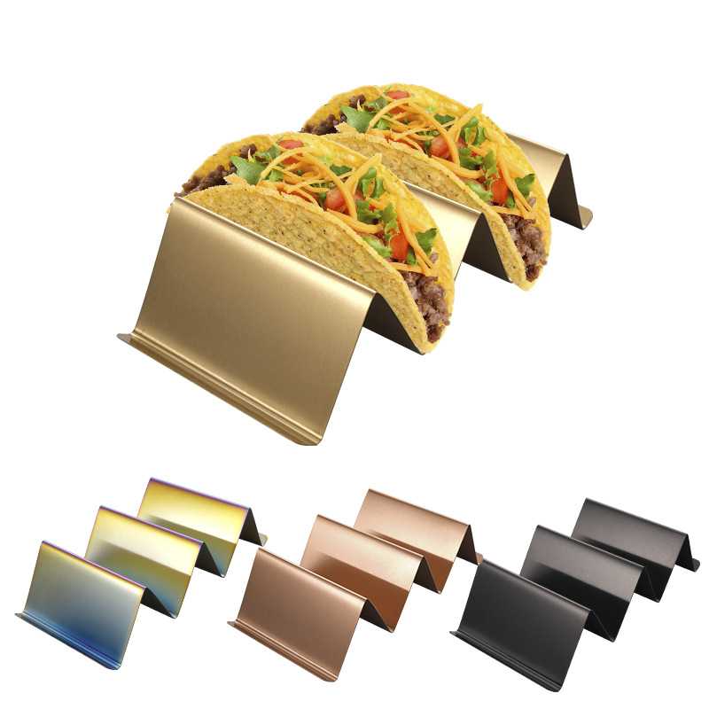 430不锈钢墨西哥薄饼架 玉米卷饼架taco holder现货图片