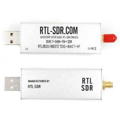 RTL-SDR V3 R820T2 RTL2832U 1PPM TCXO SMA RTLSDR 软件定义无线