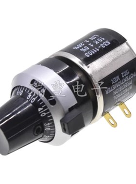 3圈绕线电位器MOrD533-11103 502 102可调电阻1K2K5K10K 精度多圈