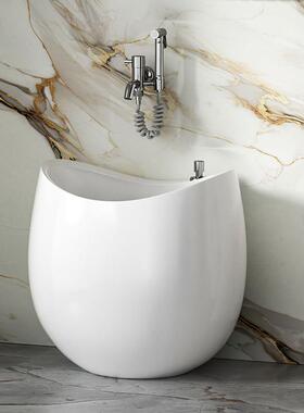 SUCCINCT浴术师拖把池落地式家用墩布池小户型阳台日式陶瓷拖布池