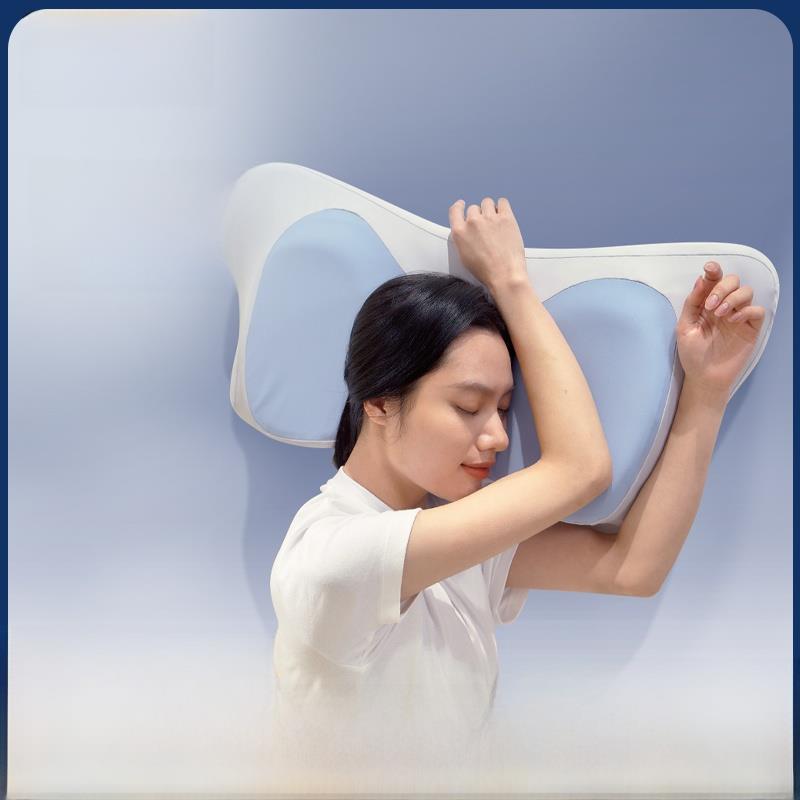 睡眠博士颈椎枕头护颈椎助睡眠专用慢回弹记忆棉枕防打呼牵引按摩