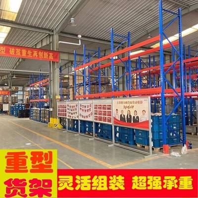 仓库加厚重型货架工业大型工厂库房置物架承重1-吨仓储托盘货架