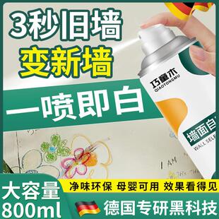 德国黑科技 墙面修补喷漆发霉白色乳胶手null摇家用墙壁一喷白