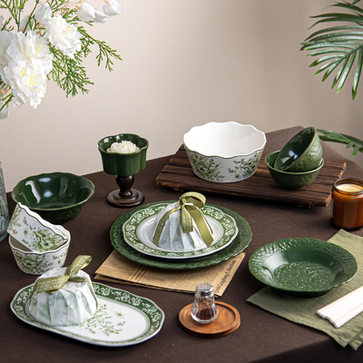 【全网热销】绿色玛丽雪梨纸餐具