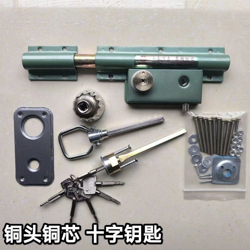农村外院大门锁农村自建房大门门锁门插栓老式老款木门锁铁门锁具