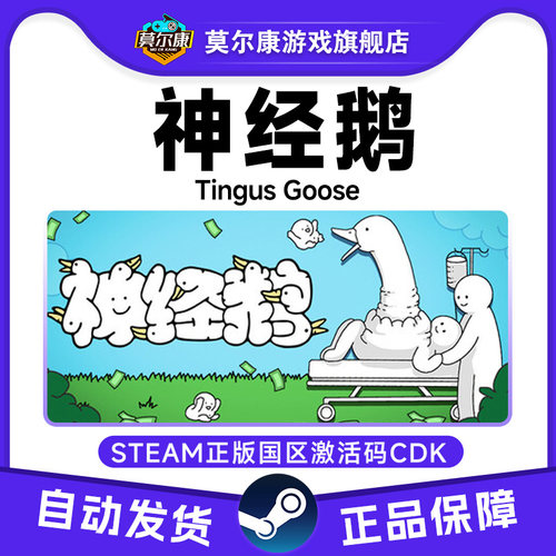 Steam游戏 神经鹅 Tingus Goose 国区激活码CDKey PC正版游戏