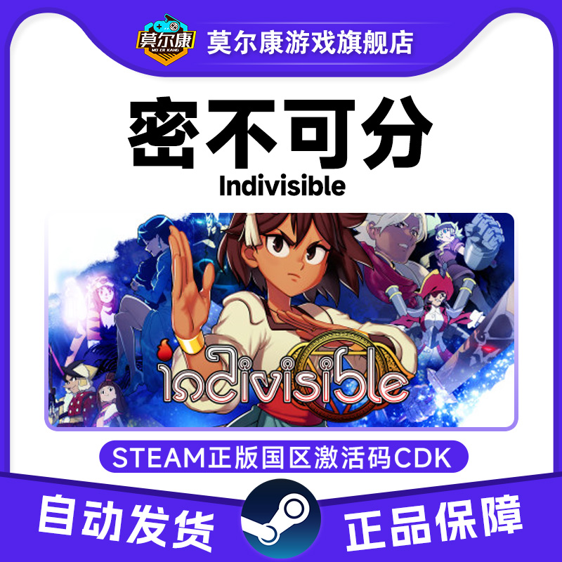 PC中文Steam 密不可分 Indivisible 角色扮演 国区激活码CDKey