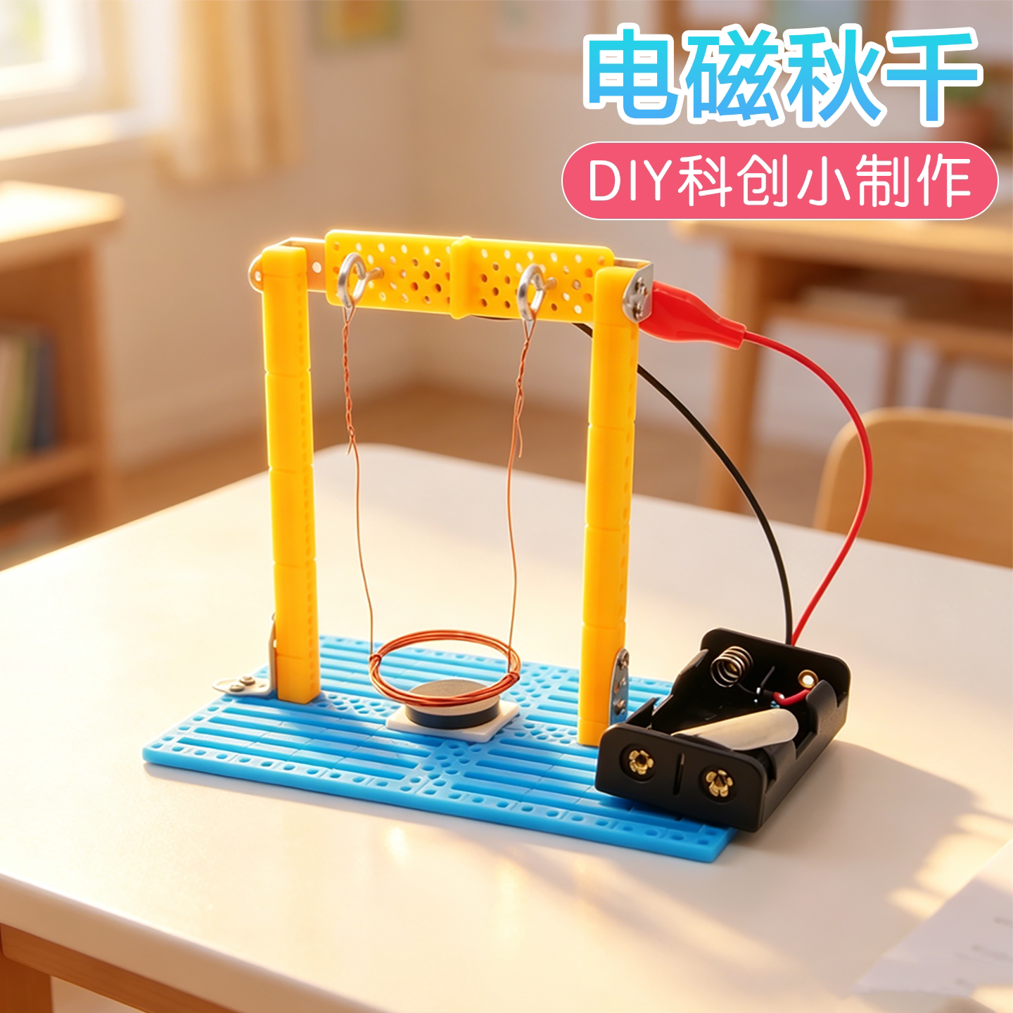 电磁秋千科学启蒙实验科创小制作