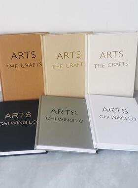 26CM压纹纸外壳麻面麻布书仿真道具书装饰书 简约现代样板房摆件