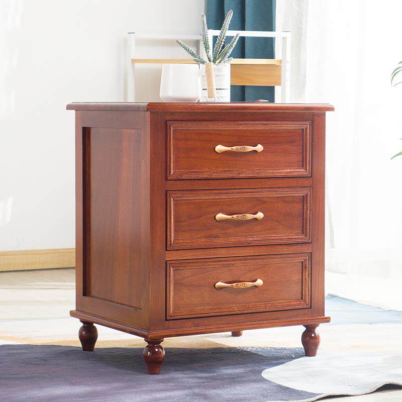 全实木床头柜免安装家用床边柜卧室床头置物柜储物柜经济型收纳柜