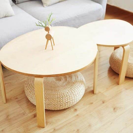 北欧风实木沙发边几阳台角几小圆桌家用茶几简约时尚套桌,住宅家具,角几/边几,淘宝优惠券,粉丝福利购,淘宝优惠卷