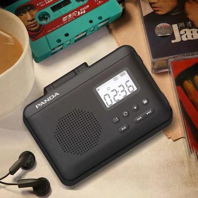 熊猫6507立体声磁带播放机充电walkman随身听复古老式单放器卡带