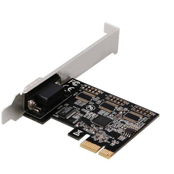 PCI-E串口卡pcie转COM串口RS232接口工控扩展卡AX99100 新款
