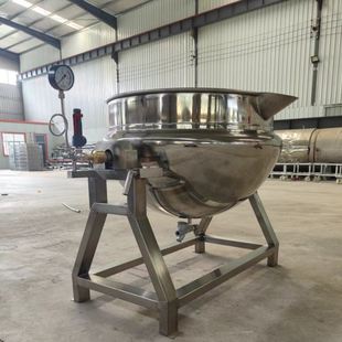 夹层锅肉类卤煮锅熬制锅源头工厂搅拌均匀不粘锅大型煮肉夹层锅