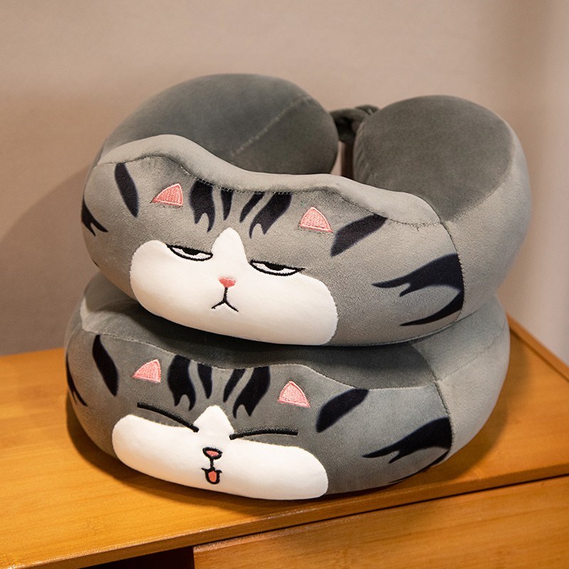 我的皇猫u型枕旅行o枕颈椎u型枕便携式飞机高铁睡眠神器