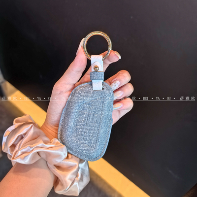 适用凯迪拉克CT5钥匙套CT4 CT6 XT4 XT5 XT6 ATSLGTXTS真皮包扣壳