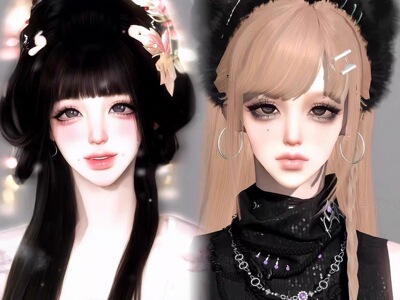 发2 亚比小狗妹 小梨涡 夏啾啾  逆水寒手游捏脸女通用