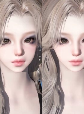 粉粉 6.28 目前还未驯服新世界 逆水寒手游捏脸女通用
