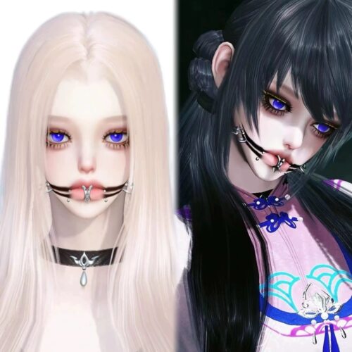 kkyuu pearl 单妆 Pearl×特工Derby 逆水寒手游捏脸女通用 原版