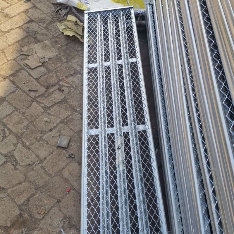 热镀锌脚手架专用踏板超厚加重型脚踏板脚手架台板移动脚手架配件