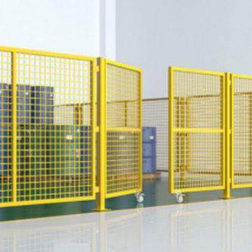 仓库车间隔离网工厂设备防护栅围栏移动隔断铁丝网机器人护栏网