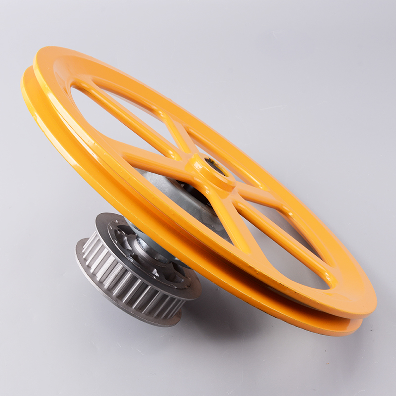 欧菱门机皮带轮组件驱动轮从动轮主动被动轮组件座同步轮电梯配件