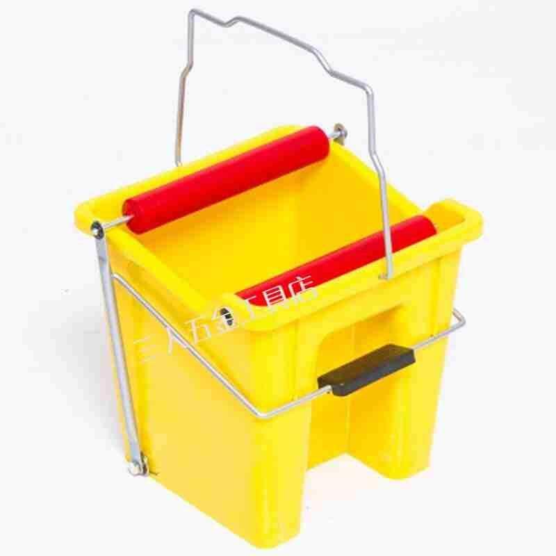 黑色0把桶脚踩家用14l174280滚轮拖把lO水桶式挤轮式绞14船榨