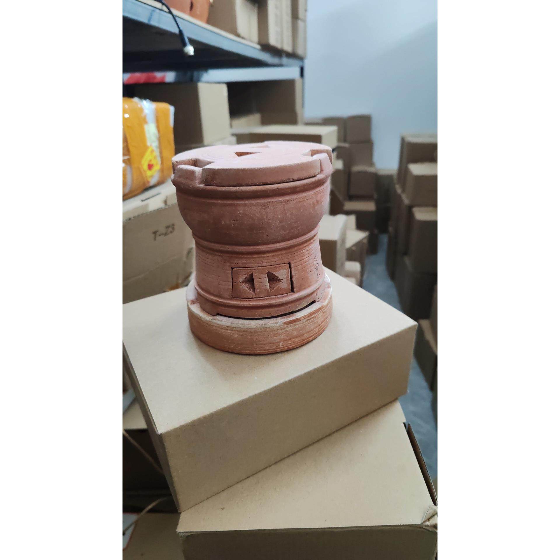 炭炉坊古陶坊古董炉红泥非遗小火炉带炉门盖经典覆古手工柴烧传统,餐饮具,煮茶炉,淘宝优惠券,粉丝福利购,淘宝优惠卷