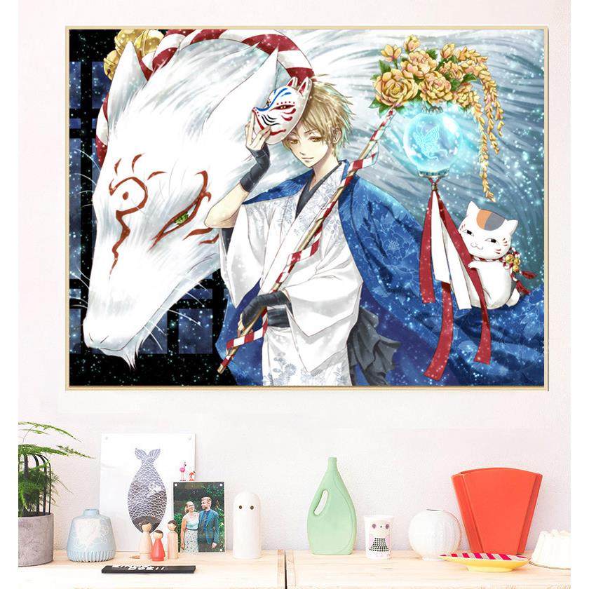 钻石画新款2025卡通动漫5d贴钻十字绣夏目友人帐小件客厅卧室满钻,居家布艺,钻石绣,淘宝优惠券,粉丝福利购,淘宝优惠卷