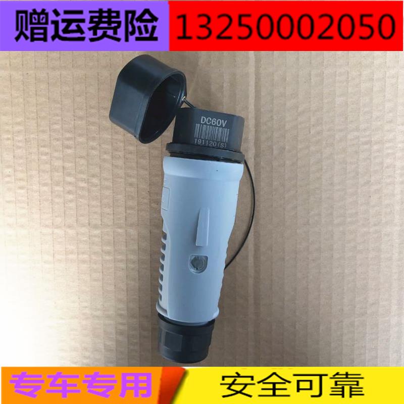 适配丽驰便携手提式充电器插头插座御捷昆卡电动汽车配件充电器头