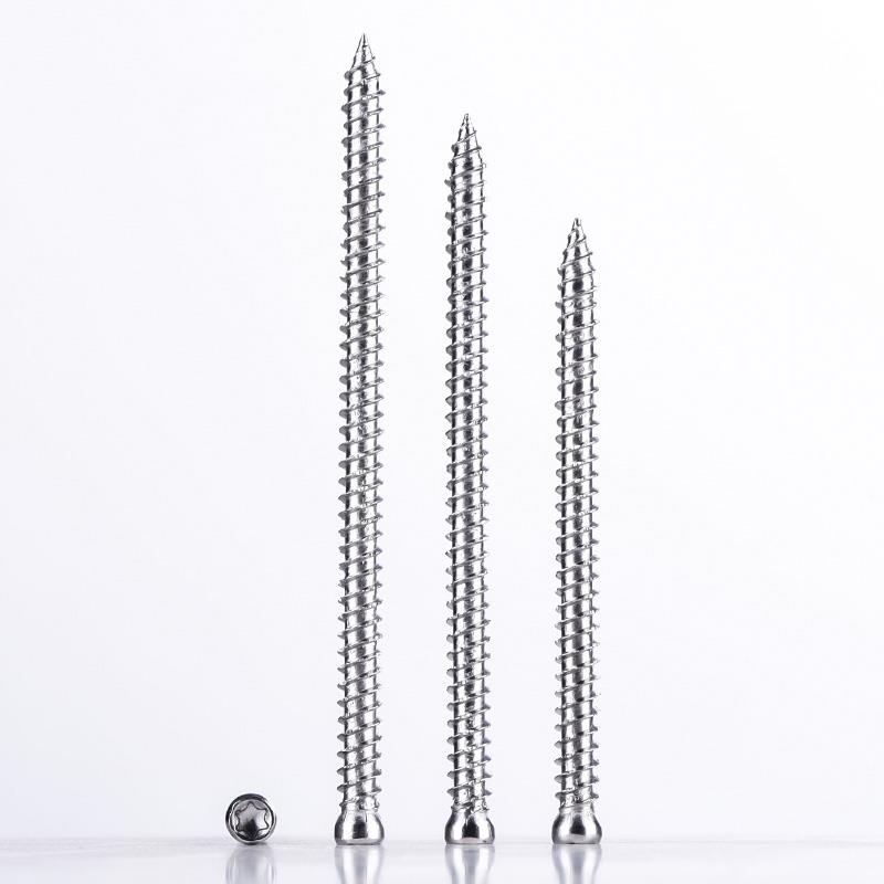 410不锈钢自切螺钉梅花槽大头小头水泥钉门窗安装德国自切螺钉